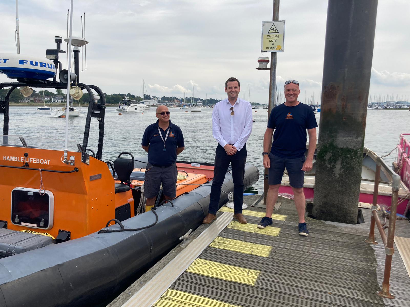 Paul Visits Hamble Lifeboat Paul Holmes